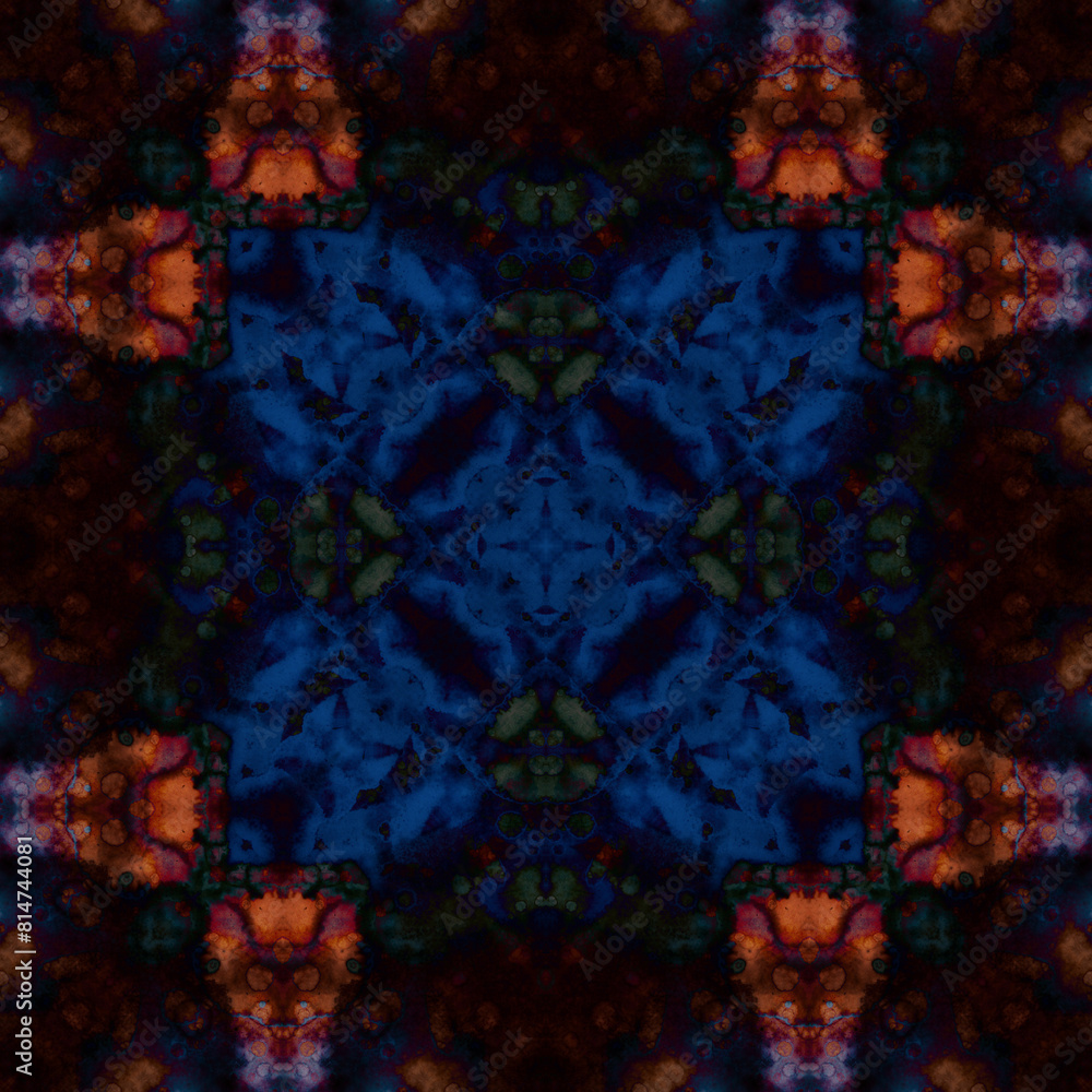 Seamless kaleidoscope pattern. Texture art Seamless kaleidoscope pattern. Texture art