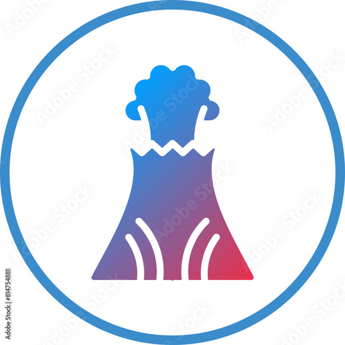 Vector Design Volcano Icon Style