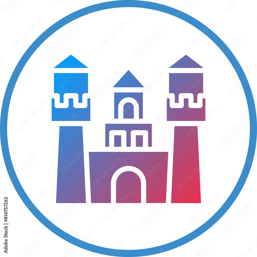 Vector Design Castle Icon Style