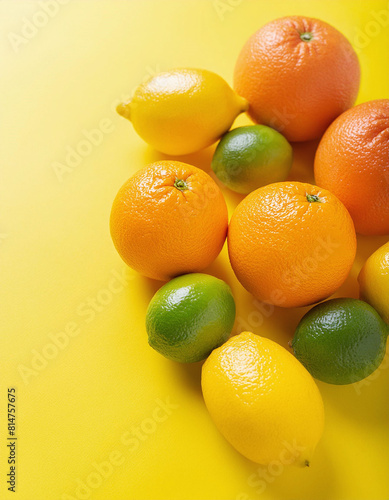 oranges and lemons with limes