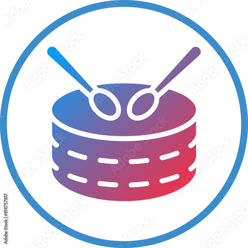 Vector Design Drum Icon Style
