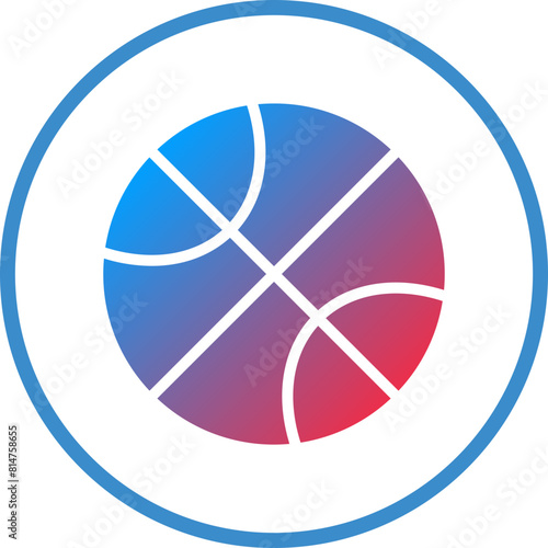 Vector Design Basketball Icon Style
