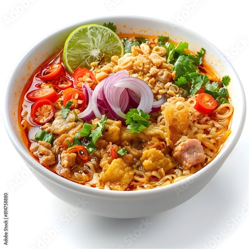 Khao Soi Gai Thai Noodle Soup A Culinary Journey into Exotic Flavors
