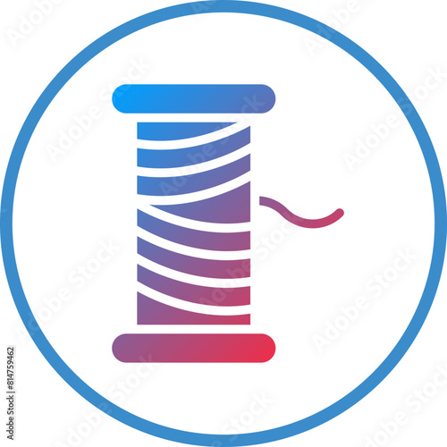Vector Design Spool Icon Style