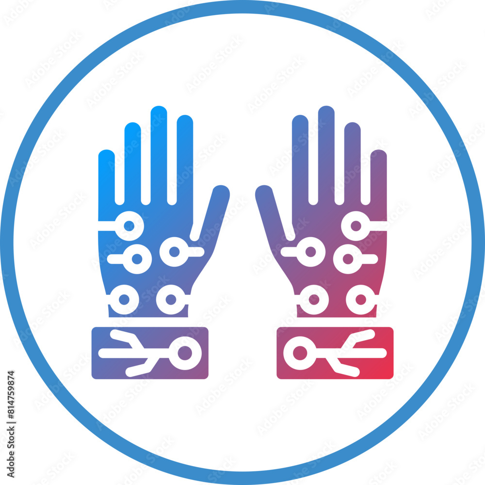 Vector Design Wired Gloves Icon Style Vector Design Wired Gloves Icon Style