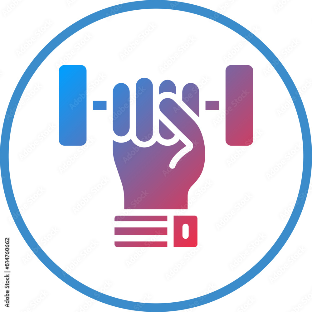 Vector Design Weight Lifting Icon Style Vector Design Weight Lifting Icon Style