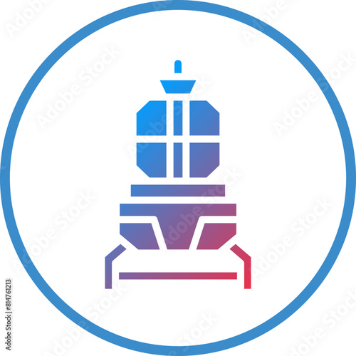 Vector Design Lander Icon Style