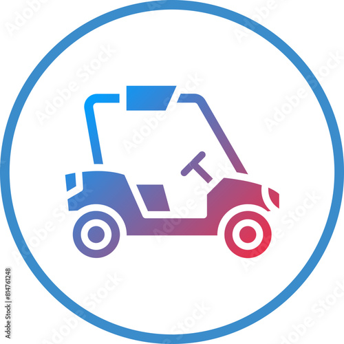 Vector Design Buggy Car Icon Style