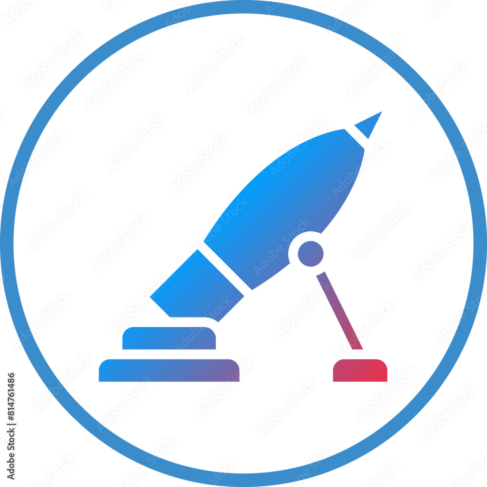 Vector Design Army Mortar Icon Style