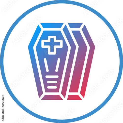 Vector Design Coffin Icon Style