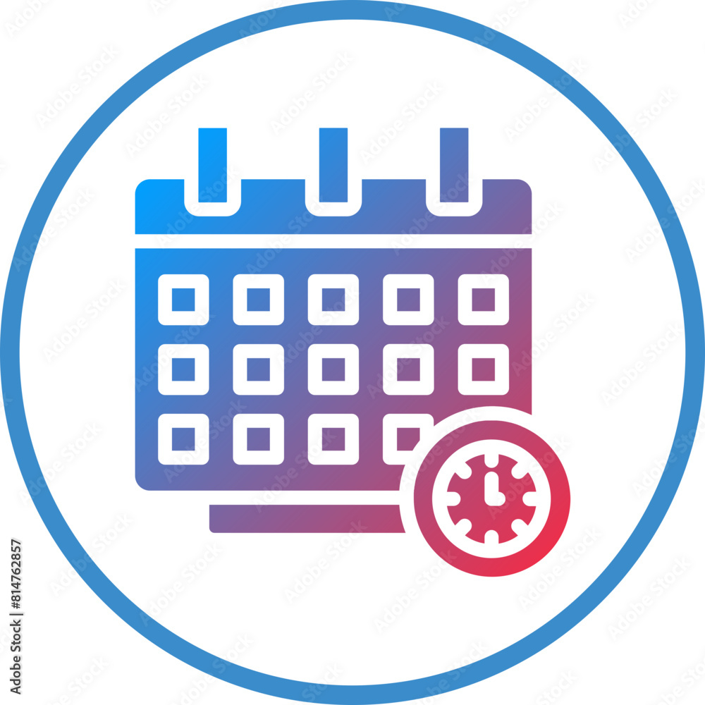 Vector Design Schedule Icon Style Vector Design Schedule Icon Style