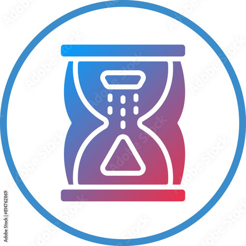 Vector Design Hourglass Icon Style