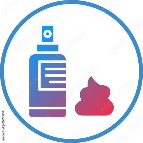 Vector Design Barber Foam Icon Style