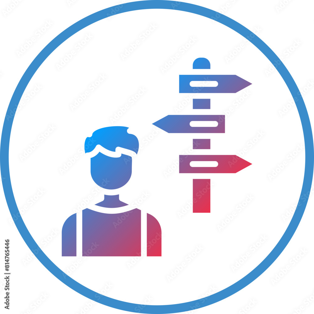 Vector Design Direction Icon Style Vector Design Direction Icon Style