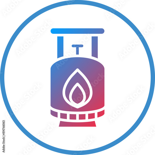 Vector Design Gas Cylinders Icon Style
