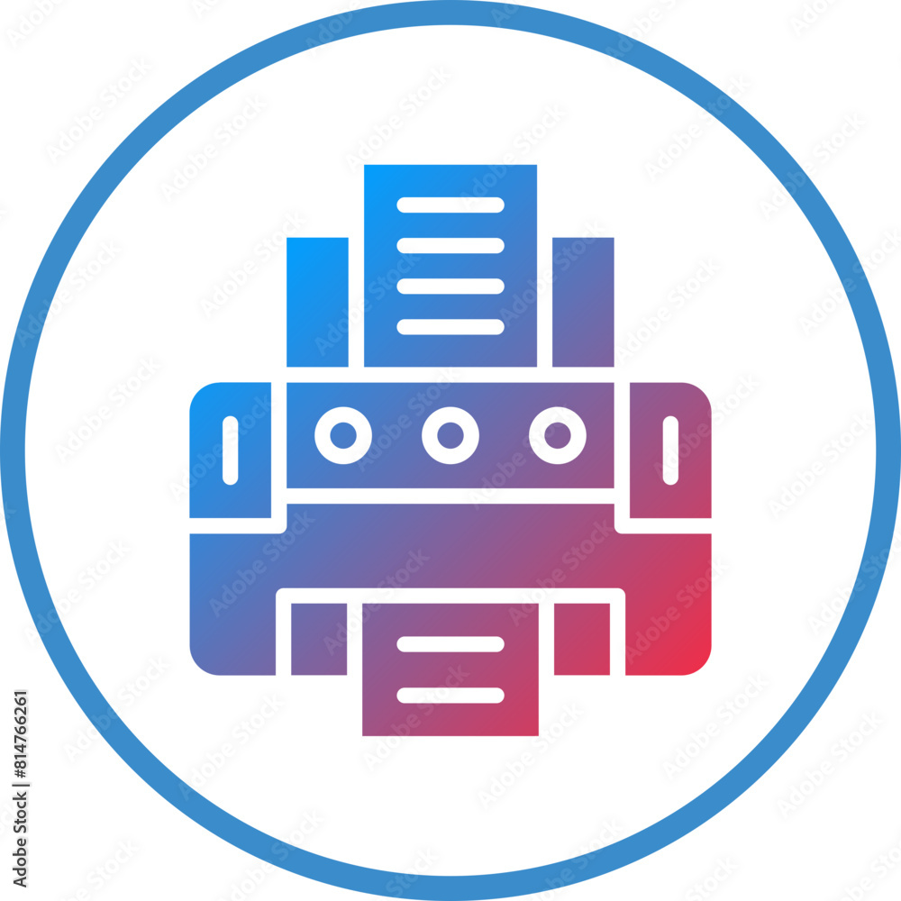 Vector Design Engineering Printer Icon Style Vector Design Engineering Printer Icon Style