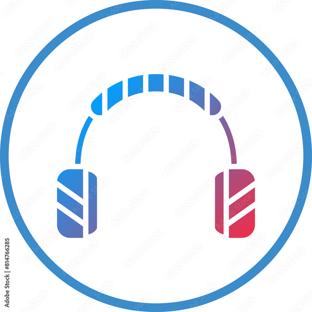 Vector Design Headphones Icon Style Vector Design Headphones Icon Style