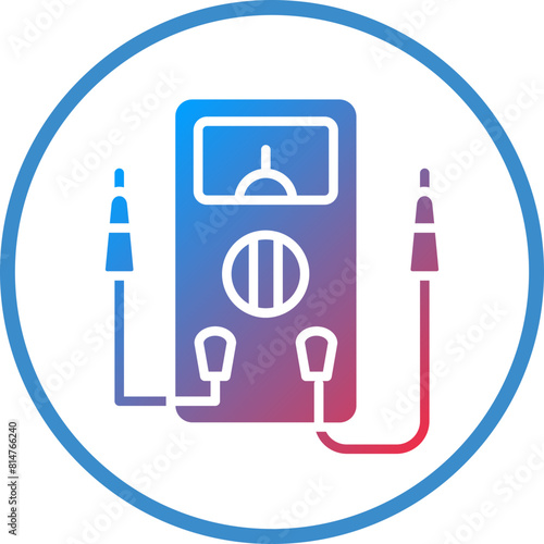 Vector Design Multimeter Icon Style