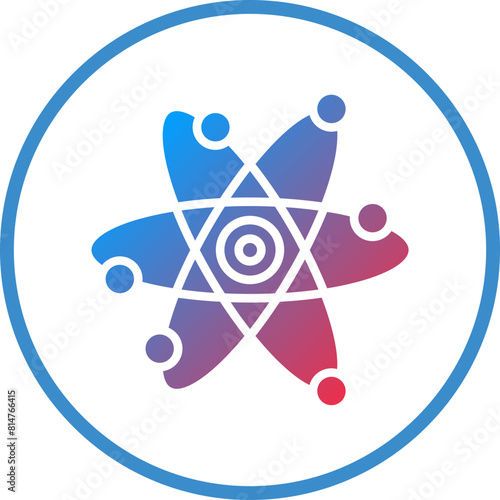 Vector Design Atom Icon Style