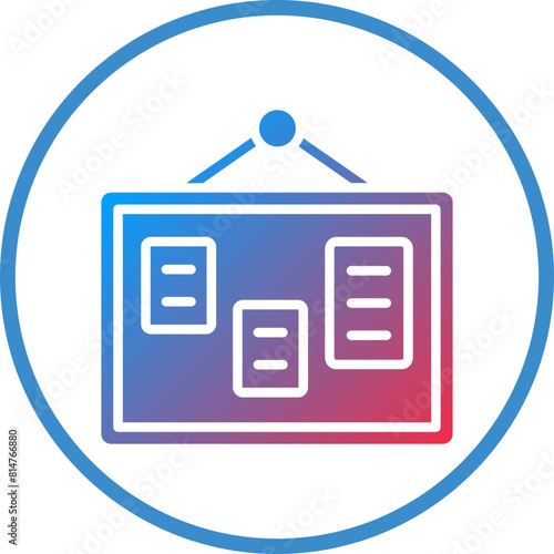 Vector Design Pinboard Icon Style