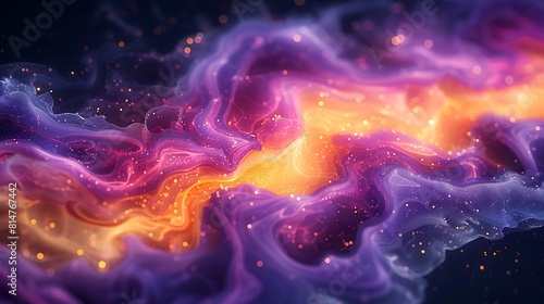 Delve into the depths of chemical complexity, where even the simplest reaction can give rise to breathtaking beauty. photo