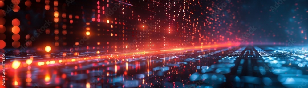 Fototapeta premium Future, Digital Technology, Cyber, Future Technology