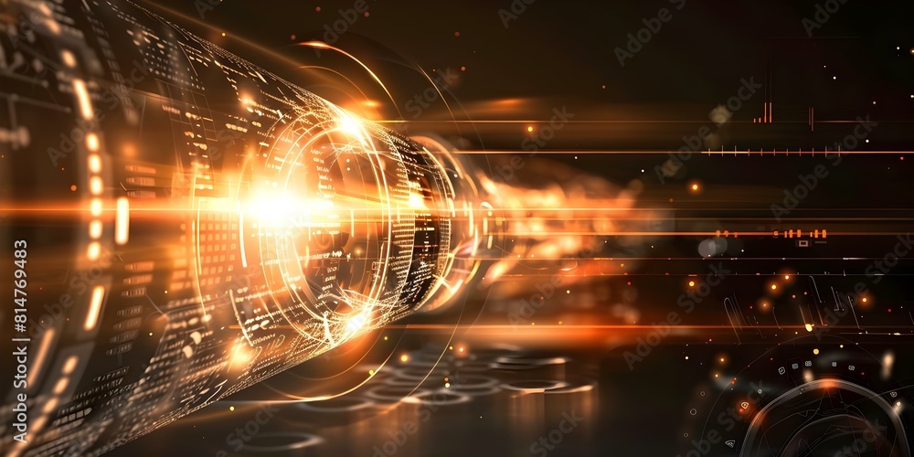 Obraz premium Creating Software with Digital Information and Technology. Concept Coding, Programming Languages, Software Development, Digital Information, Technology Trends