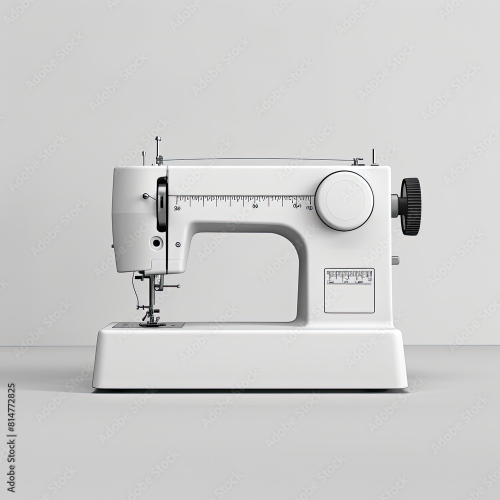 A white sewing machine ideal for crafting projects