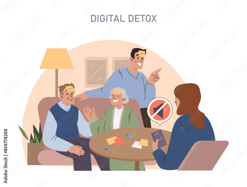 Fototapeta premium Digital Detox concept.