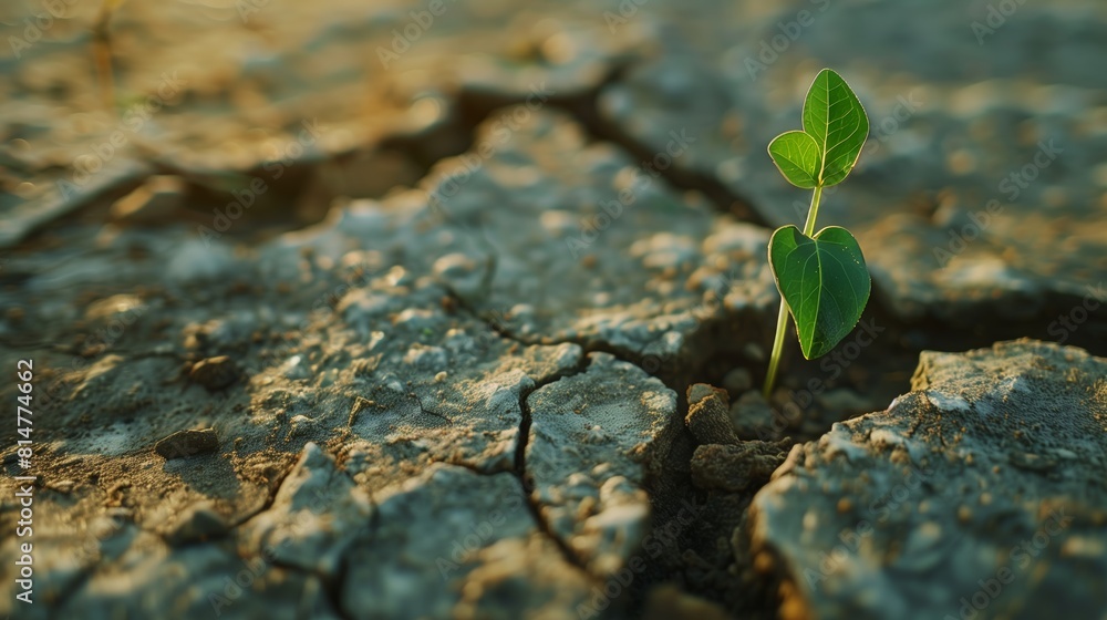 Life Finds a Way: Plant Seedling Triumph Over Concrete Life Finds a Way: Plant Seedling Triumph Over Concrete