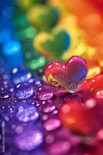 A Vibrant Photo Illustration Celebrating LGBT Pride Day and the Diversity of Human Expression