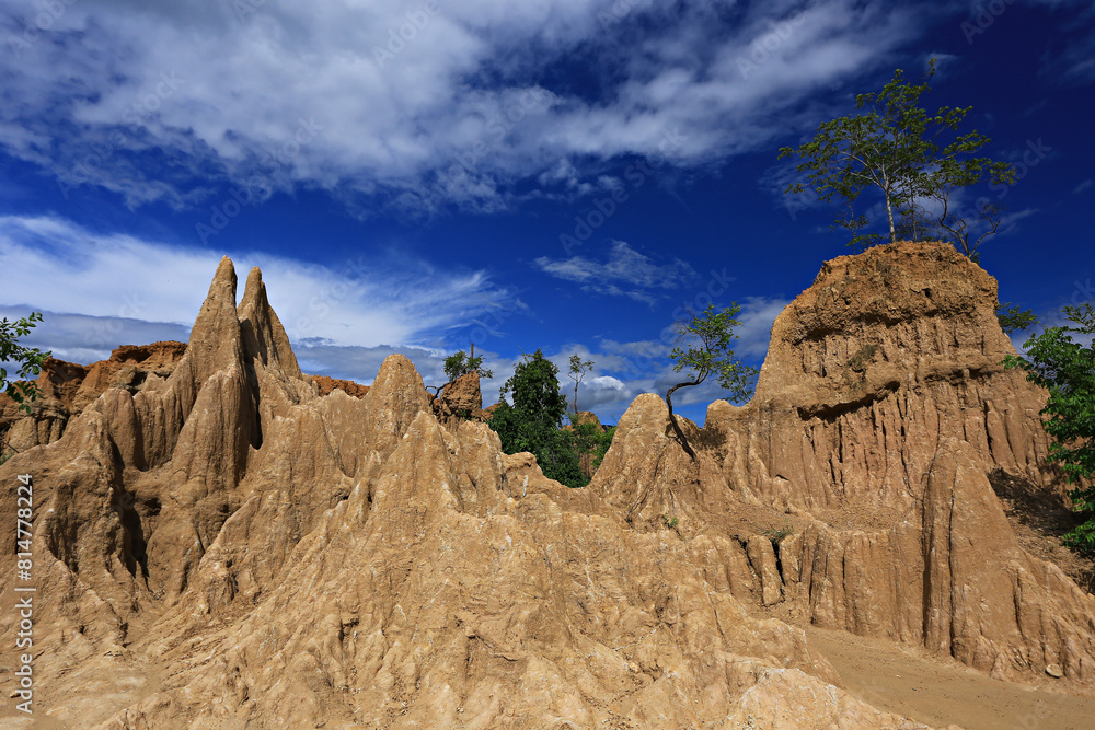 Fototapeta premium Geological beauty At Sao Din Na Noi Sri Nan National Park, Na Noi district, Nan Province, Thailand 