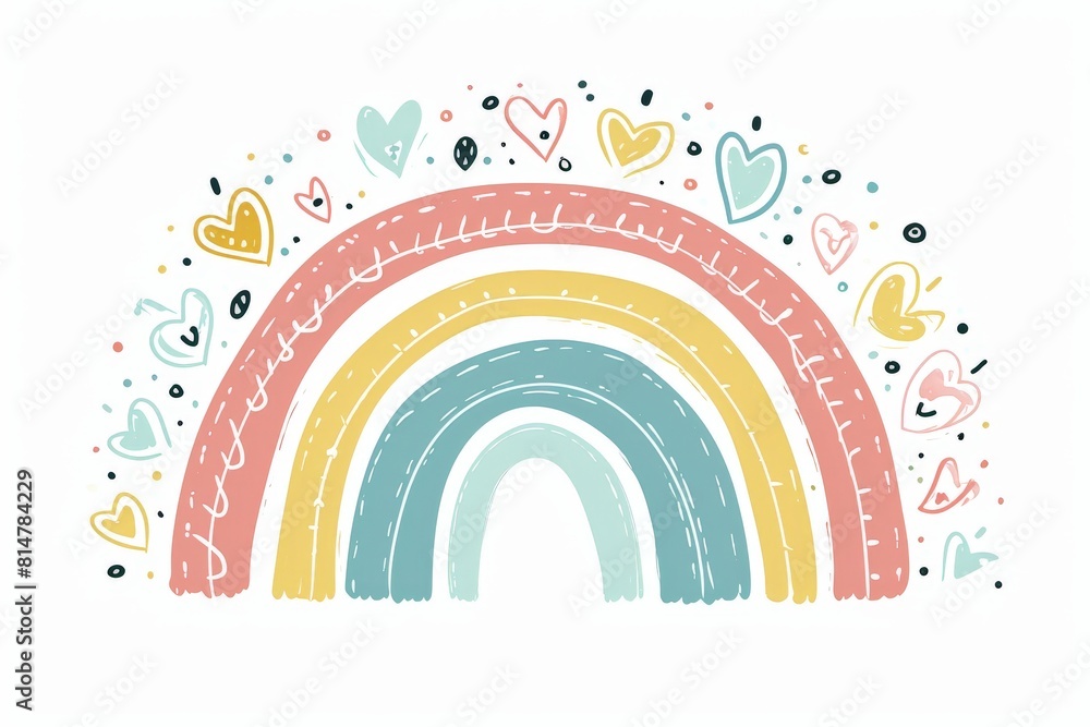 Fototapeta premium A Vibrant Photo Illustration Celebrating LGBT Pride Day and the Diversity of Human Expression