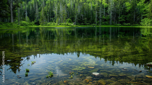 Crystal Clear Lake Reflections