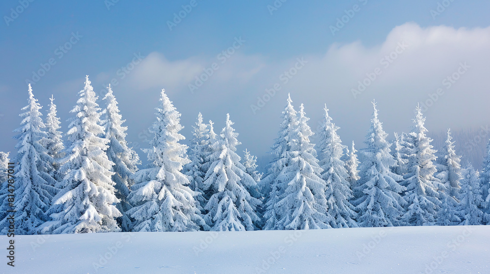 Snow-Covered Pine Trees Snow-Covered Pine Trees