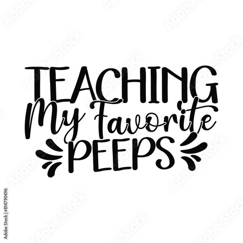 Teacher T-shirt Quotes Vector Design Illustration Clipart Eps 