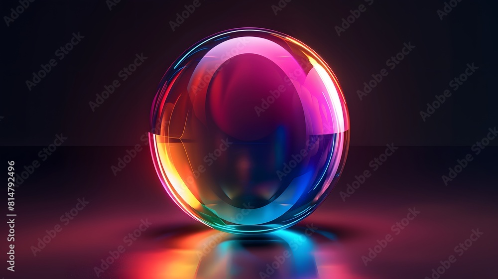 A sphere with an abstract gradient of colors, glowing from the inside out on a black background.
A sphere with an abstract gradient of colors, glowing from the inside out on a black background.