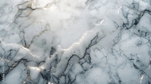 Minimalist White Marble Texture Background