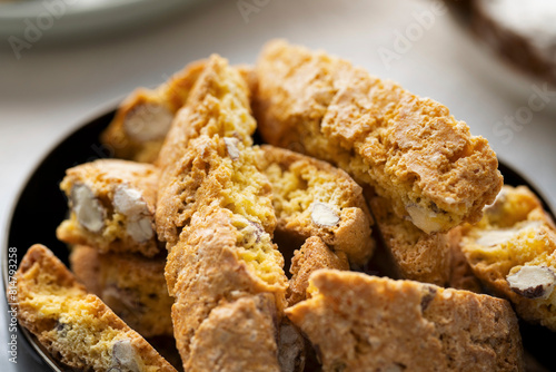 Cantuccini in a bowl (Close Up) photo