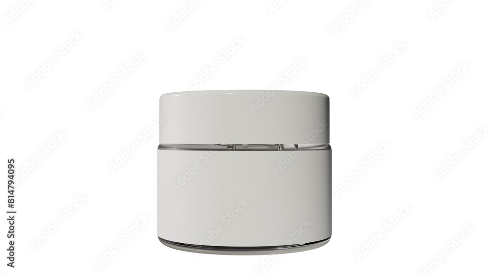 a white container with a lid on a black background a white container with a lid on a black background