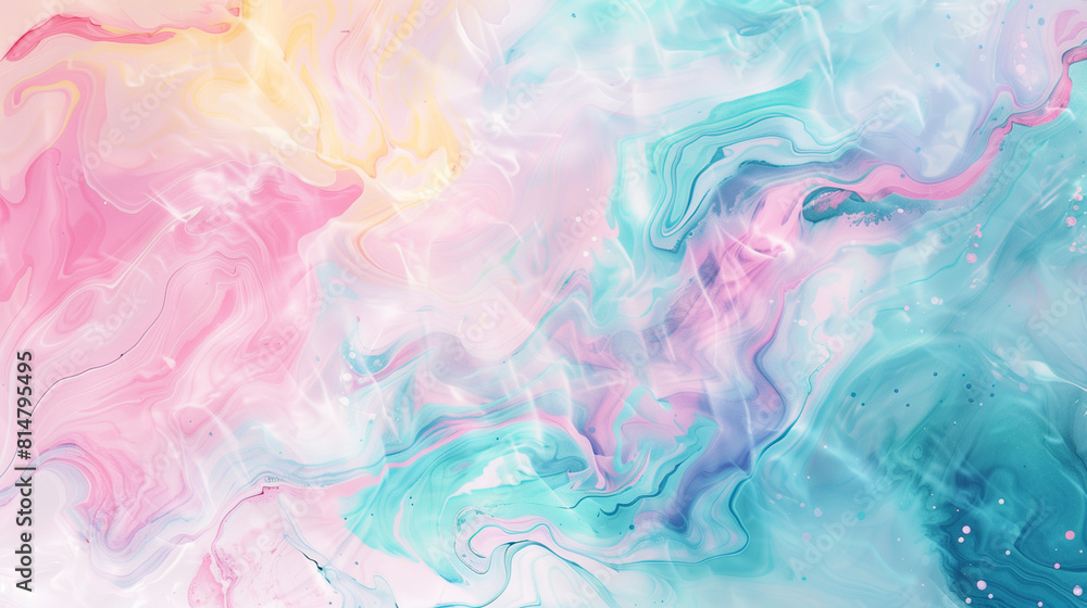 Beautiful Watercolor Marble Effect Backdrop