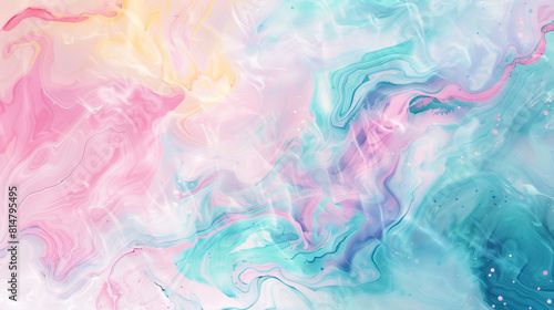 Beautiful Watercolor Marble Effect Backdrop © Karlicia