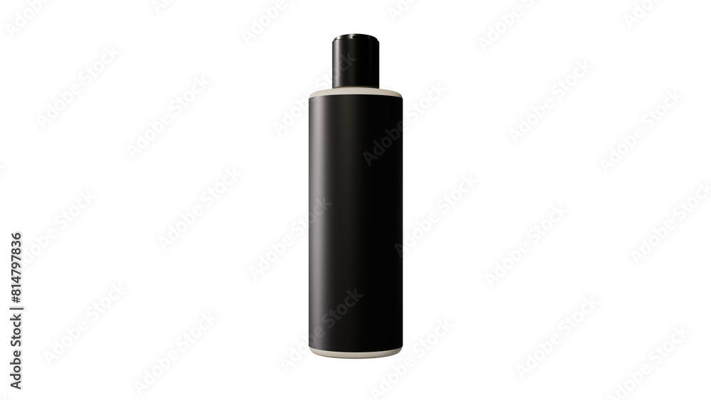 a black and white bottle of liquid on a black background a black and white bottle of liquid on a black background