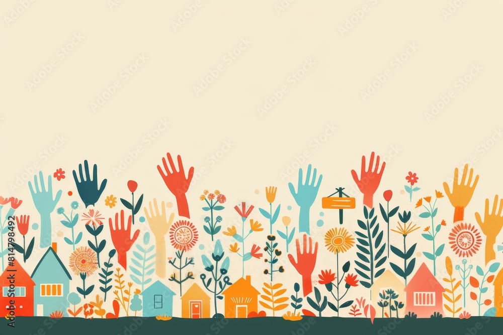 Minimalist Community Support Theme with Unity Motifs
Minimalist Community Support Theme with Unity Motifs