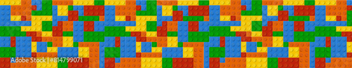 Pattern background made of colorful blocks