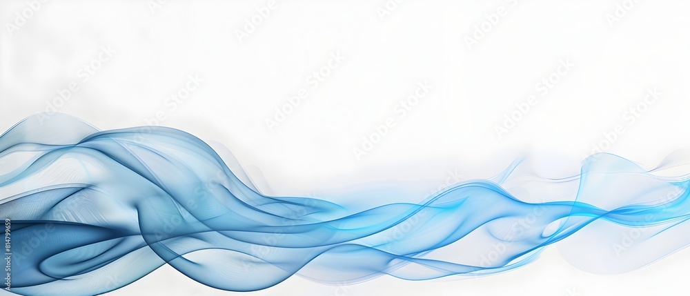 Abstract blue wave on white background vector presentation design
Abstract blue wave on white background vector presentation design