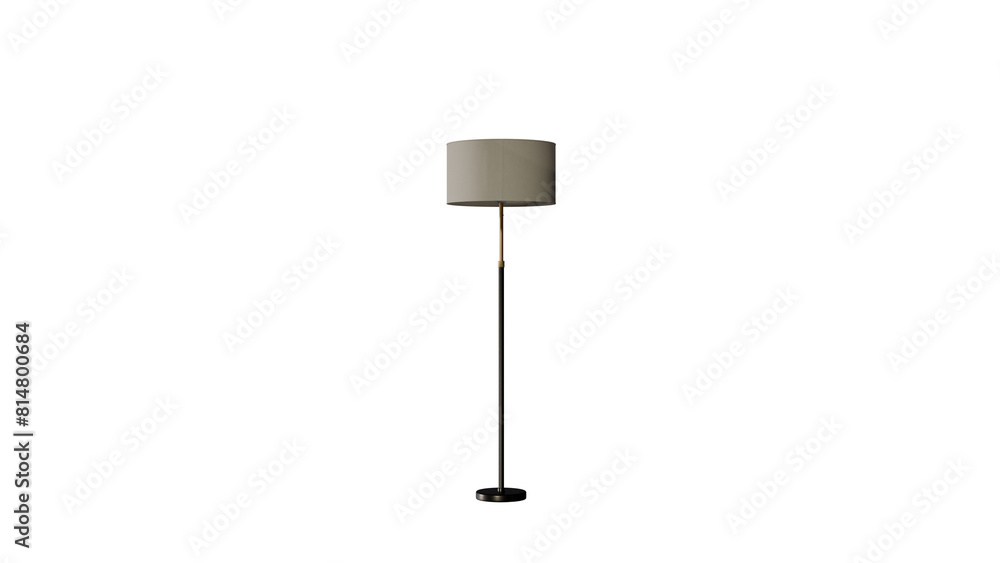 a lamp that is on a black background a lamp that is on a black background