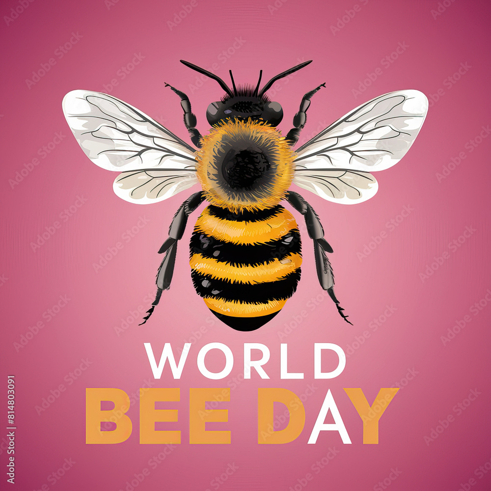 bee day, World Bee Day, World Bee Day poster, bee day poster, social media post, Happy World Bee Day, Illustration, World bee day banner, poster, post, banner, May 20, A cartoon bee. World Bee Day pos bee day, World Bee Day, World Bee Day poster, bee day poster, social media post, Happy World Bee Day, Illustration, World bee day banner, poster, post, banner, May 20, A cartoon bee. World Bee Day pos