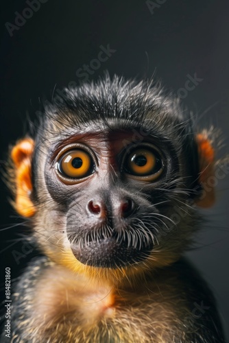 Baby Monkey Primate Closeup Wildlife Animal Portrait in Jungle © Funk Design