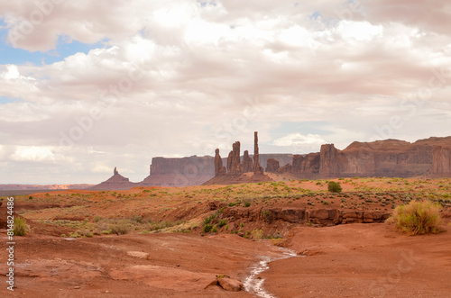 Western landscape in America Wild West